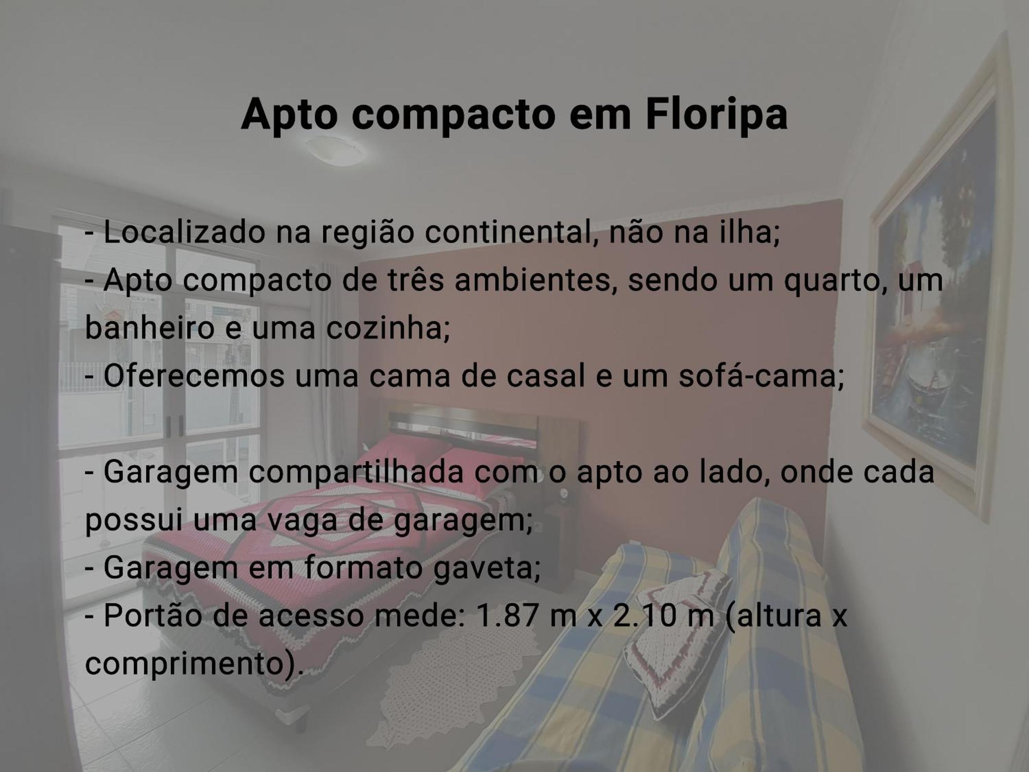 Apto Compacto Em Floripa-Continente Florianopolis Luaran gambar